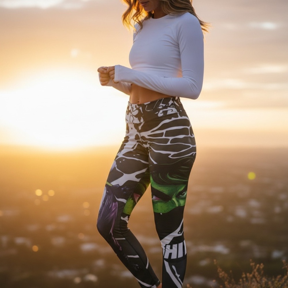 Graphic Print Leggings